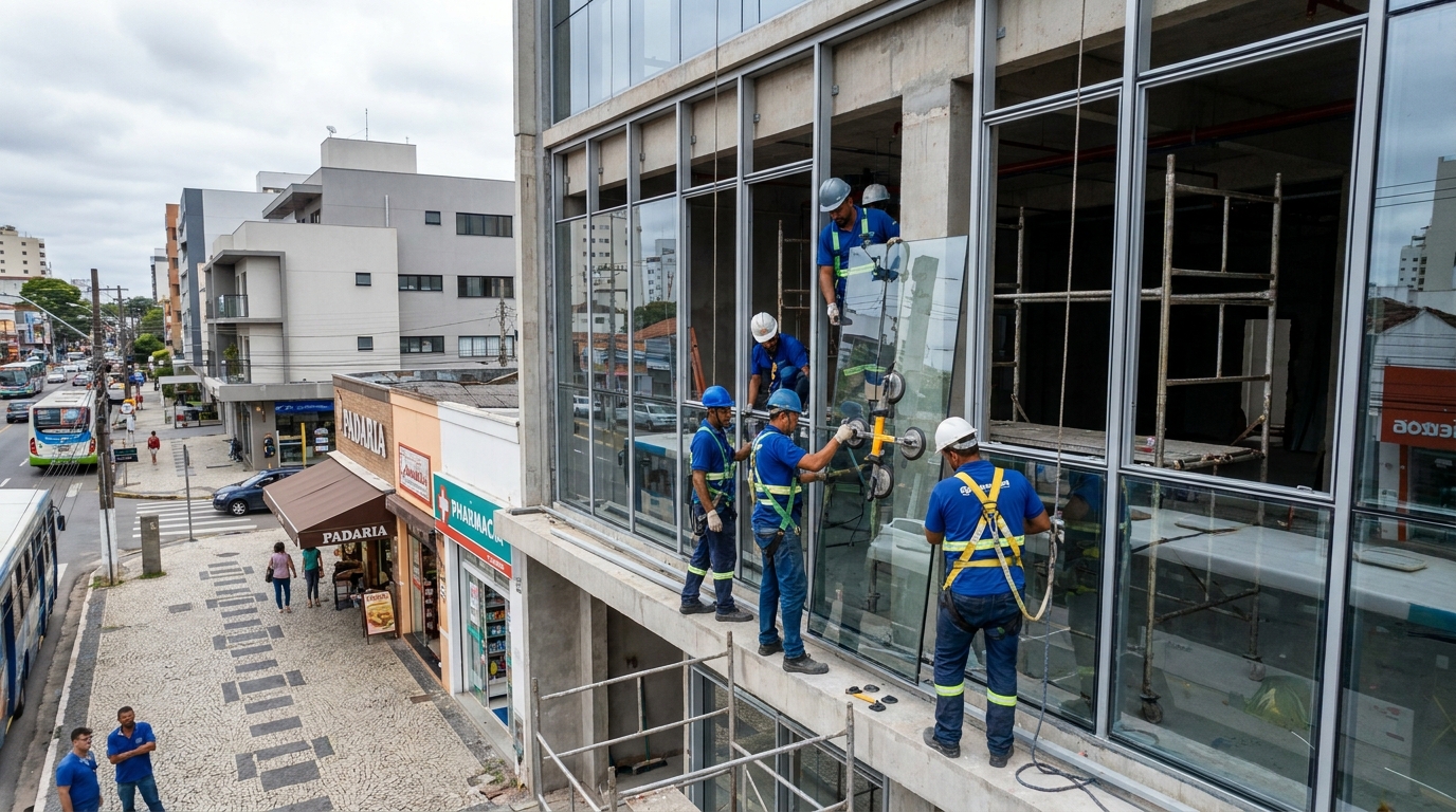 Fachada de Vidro em Carapicuíba‑SP